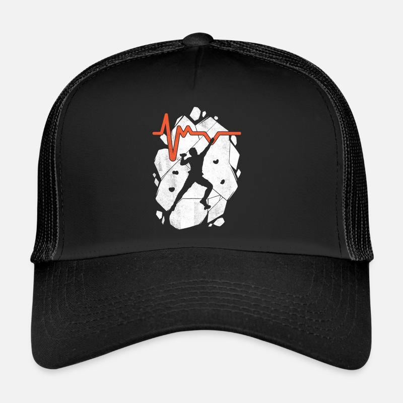 Escalade Bloc Boulder alpinistes Grimpeurs Casquette trucker 