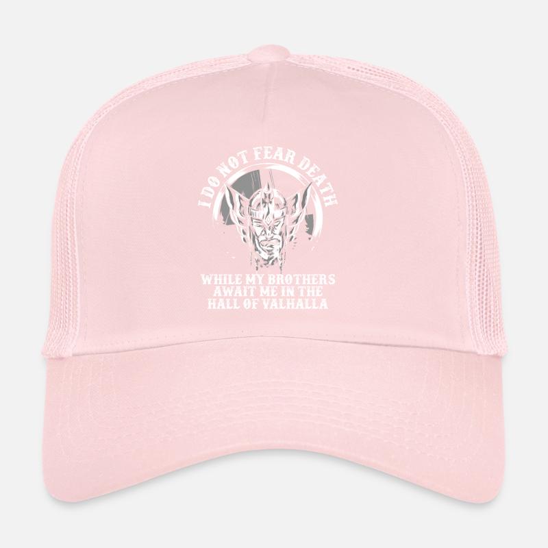 Erwarte Mich In Valhalla Wikinger Trucker Cap