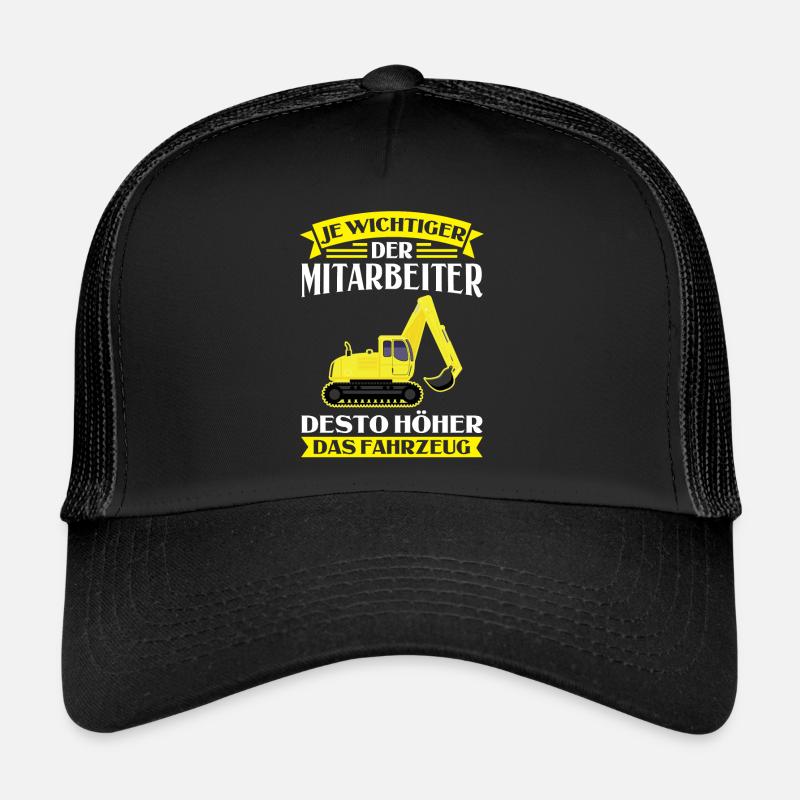 Baggerfahrer Job Baumaschine Geschenk Trucker Cap