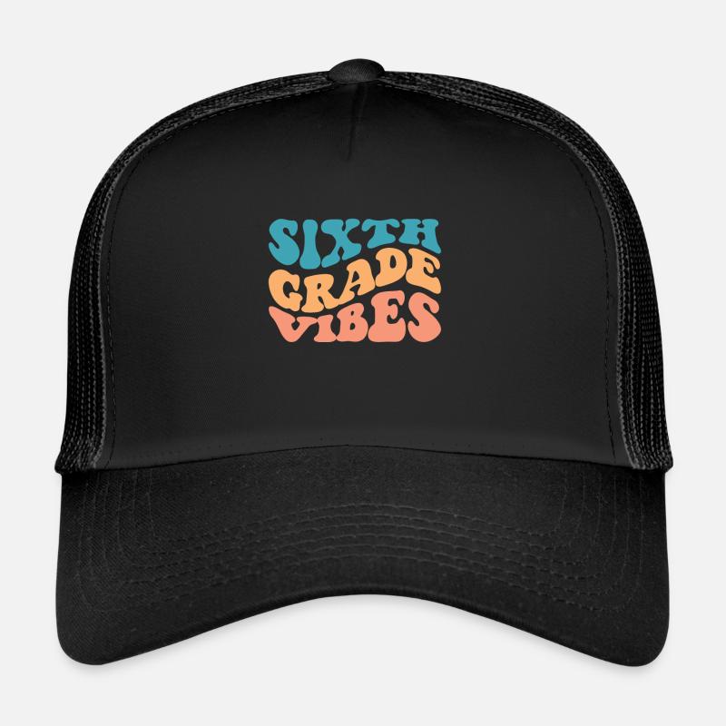 Vibrations de 6e sixième année retour à l’école pour l’enseignant Casquette trucker 