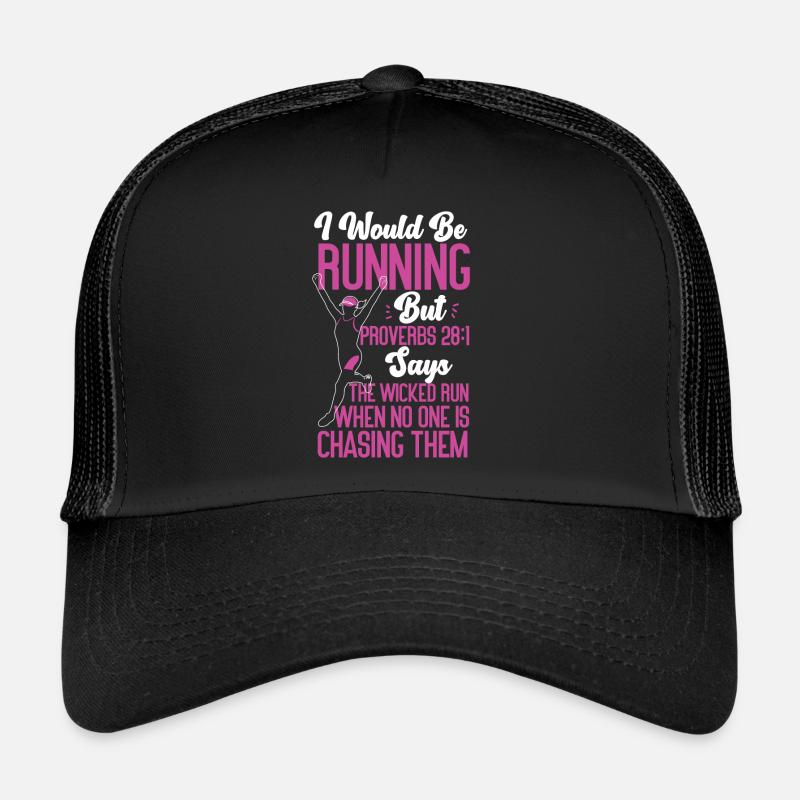 Running Runner Half Marathon Trucker Cap