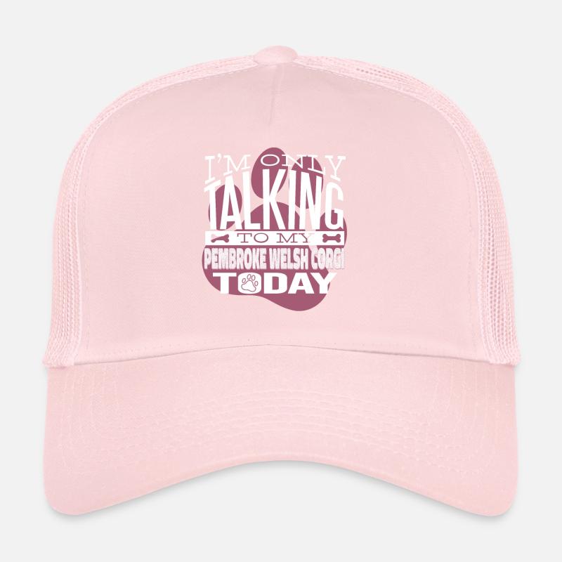Propriétaire de chien Parler à mon Pembroke Welsh Corgi Casquette trucker 