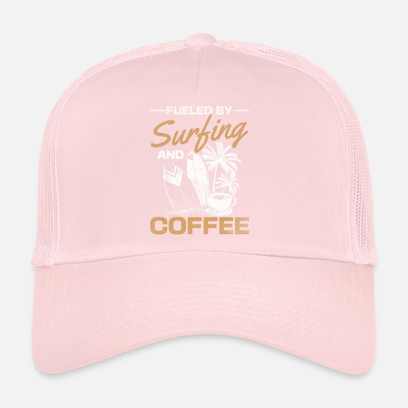 Surfeurs de planche de surf propulsés par le surf et Casquette trucker 