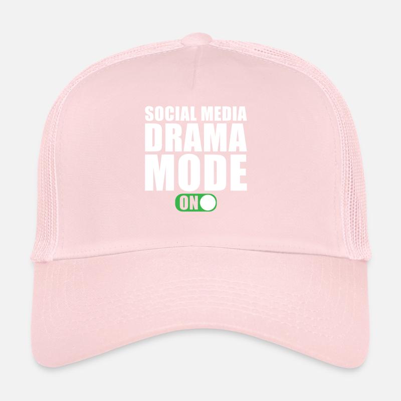 Mode médias sociaux activé Casquette trucker 
