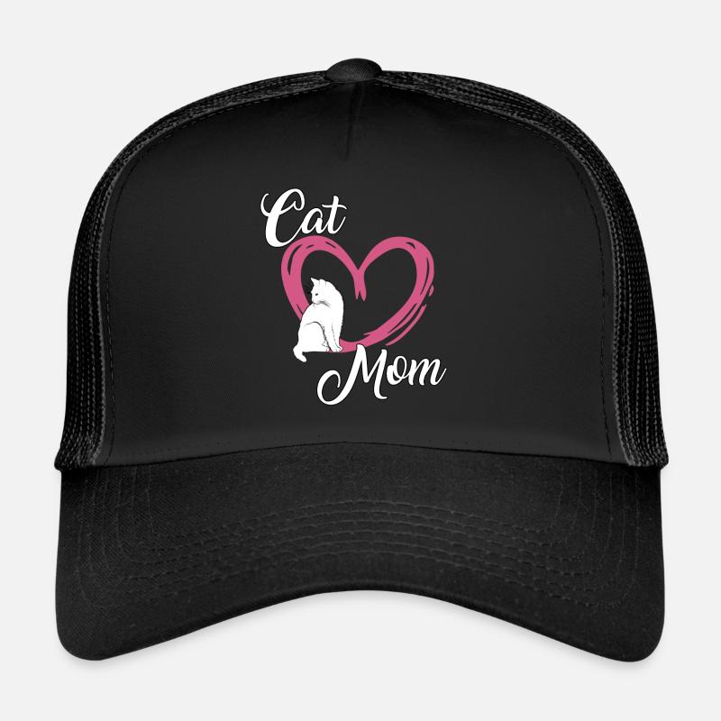 Propriétaire de chat Cadeau Chats Maman Propriétaire de chat Casquette trucker 