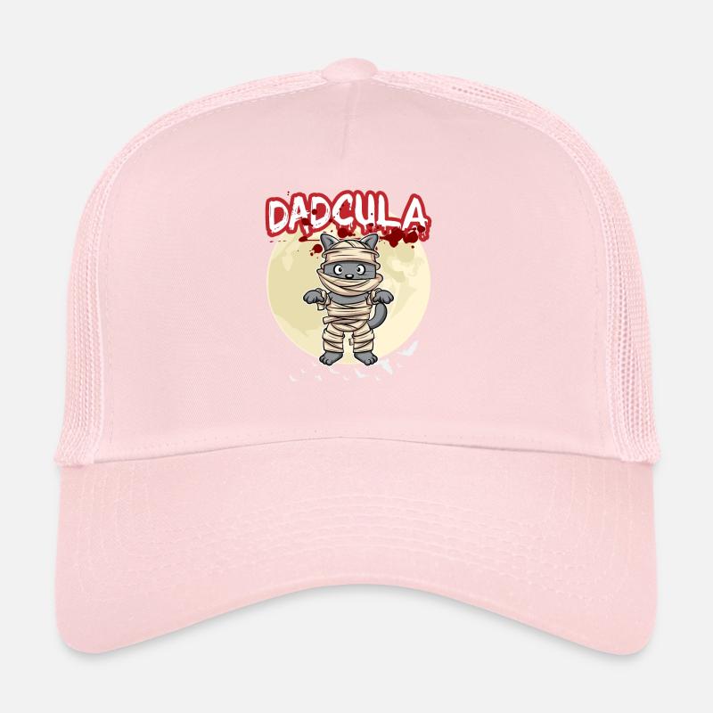 Dadcula Dracula Vampire Dad Funny Halloween Party Trucker Cap