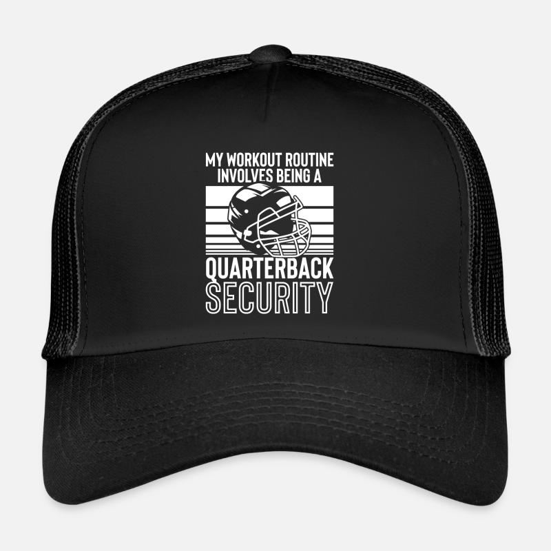 Fußball Quarterbacks Sicherheit Workout Routine Trucker Cap