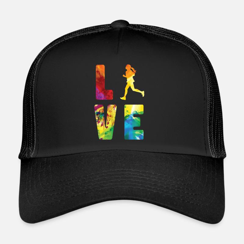 Running Runner Half Marathon Trucker Cap