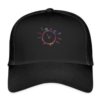 11.11 am Carnival Cologne Kölle Alaaf Confetti - Trucker Cap - black/black - Front