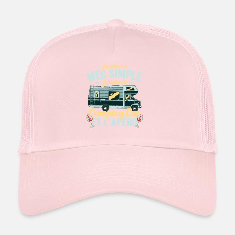 Mec Simple Qui Aime Le Camping Car Et L'apéro Casquette trucker 
