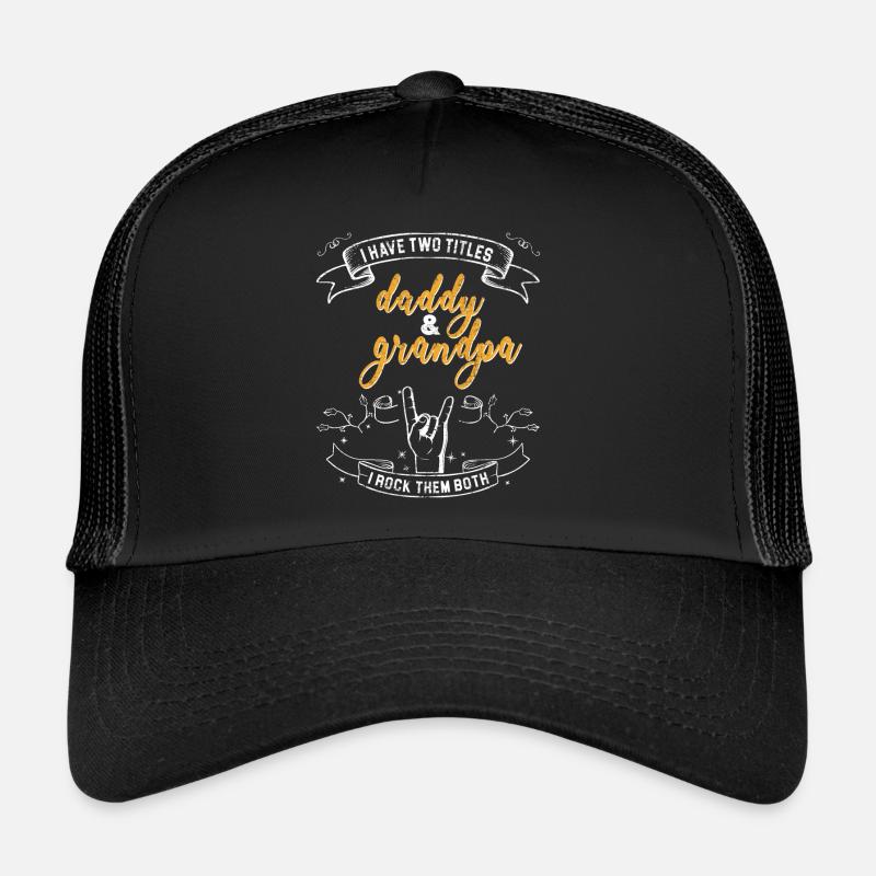 Ich Habe Zwei Titel Daddy Und Ich Rocke Sie Beide Trucker Cap
