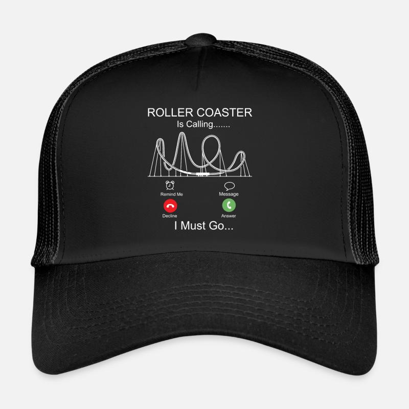 Affichage du téléphone Roller Coaster Casquette trucker 