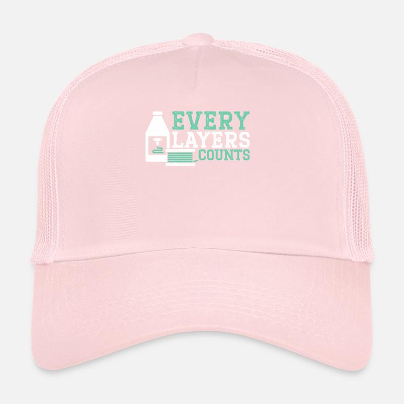 Every Layers Counts 3D Printing Nozzle 3D Printer Trucker Cap