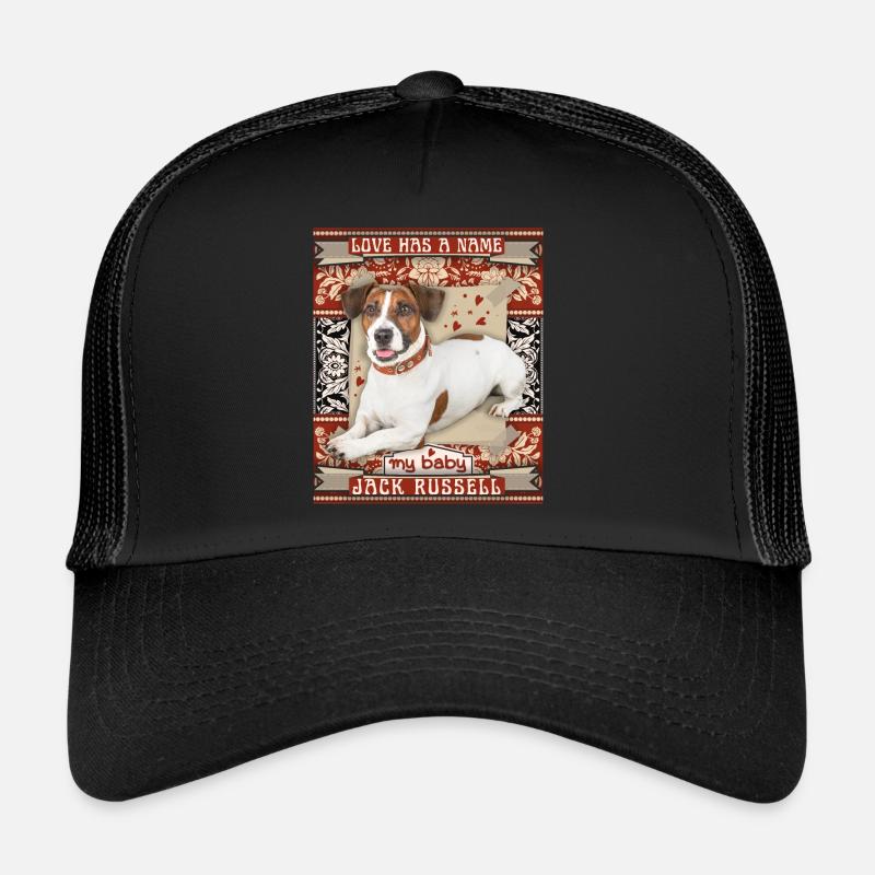 Jack-Russell-Terrier, Hund, Liebe-Love Trucker Cap