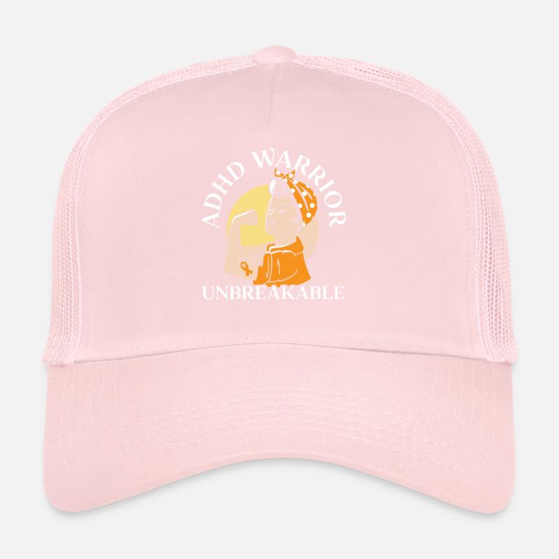 ADHD Warrior Unbreakable Embrace Neurodiversity Trucker Cap