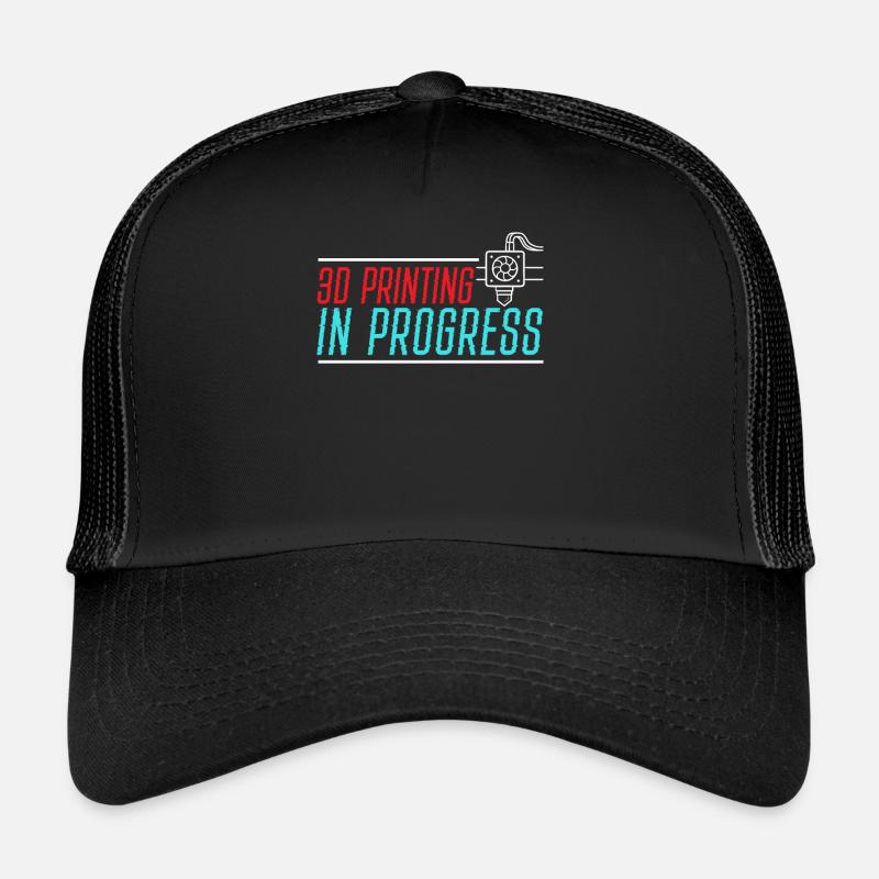 Impression 3D en cours Imprimante 3D Buse Casquette trucker 