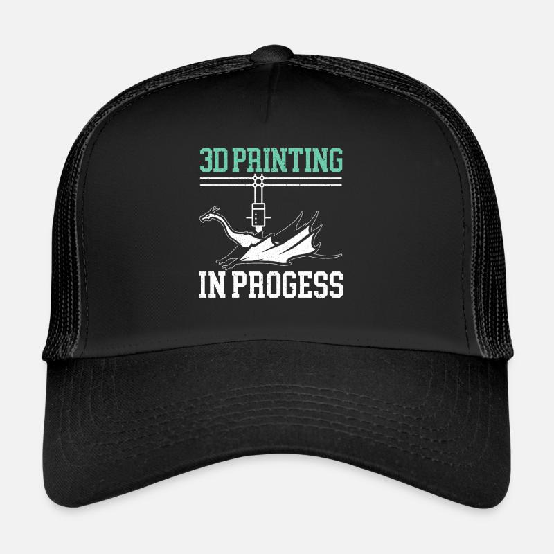 Impression 3D en cours Imprimante 3D Buse Casquette trucker 