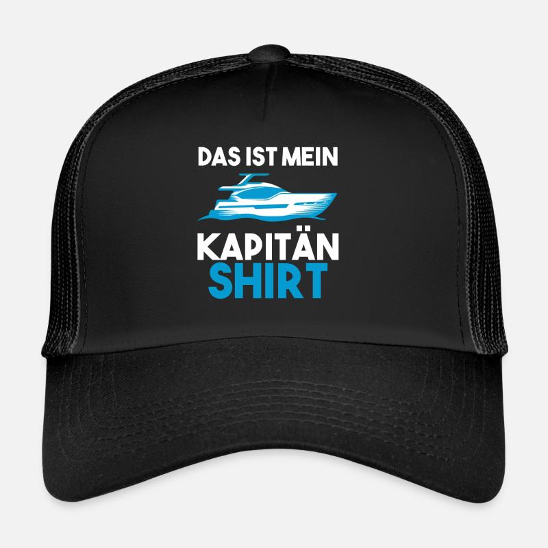 Kapitän Boot Bootsfahrer Geschenk Trucker Cap