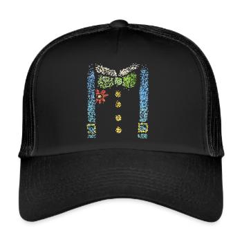 Costume Replacement Carnival Clown Clique Carnival Jeck - Trucker Cap - black/black - Front