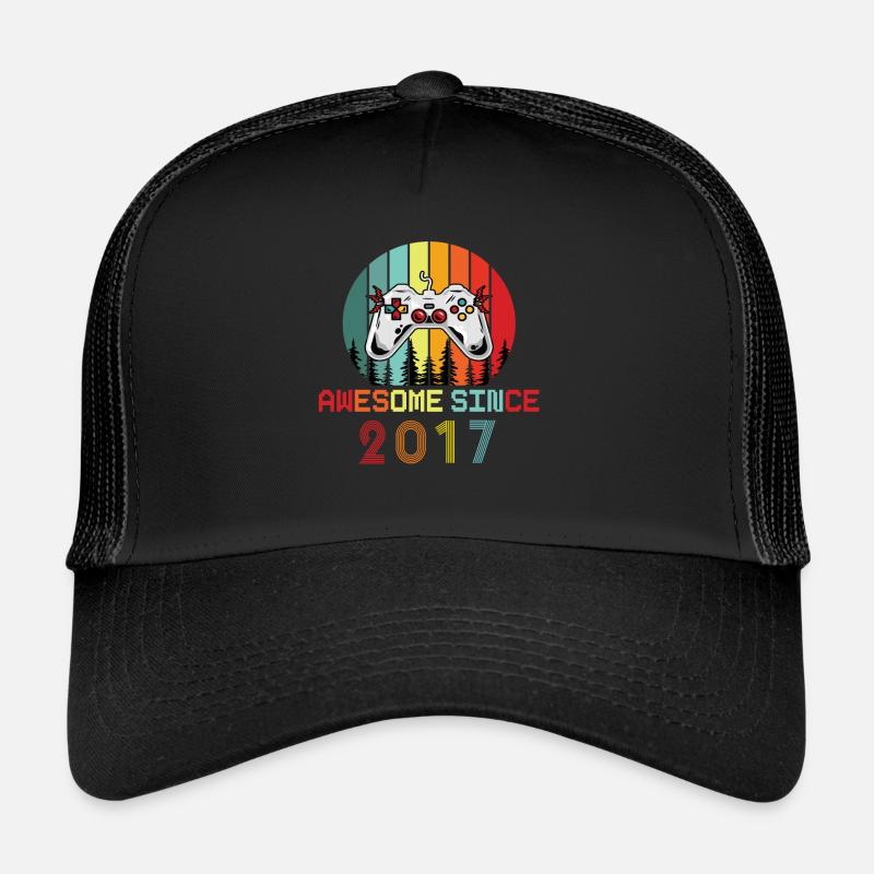 Awesome Since 2017 Geburtstag 2017 Vintage 2017 Trucker Cap