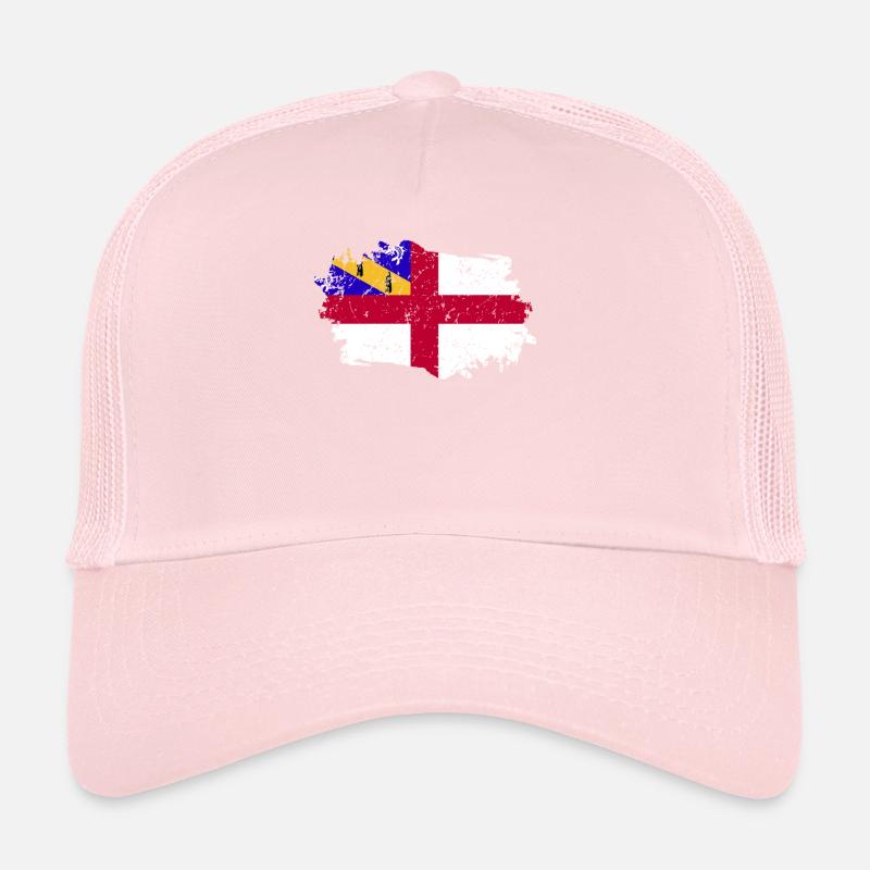 Drapeau Herm Grunge Drapeau Herm Casquette trucker 