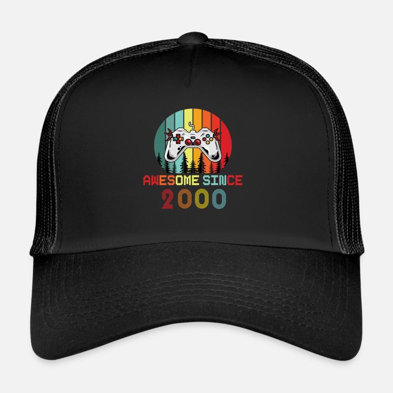 Awesome Since 2000 Birthday 2000 Vintage 2000 Trucker Cap