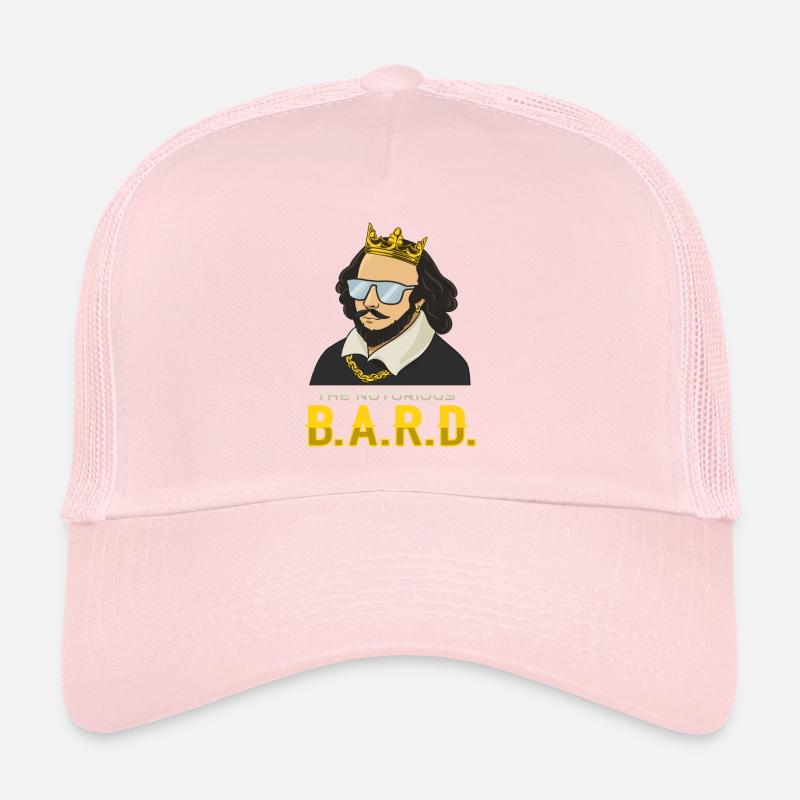 William Shakespeare with crown Trucker Cap