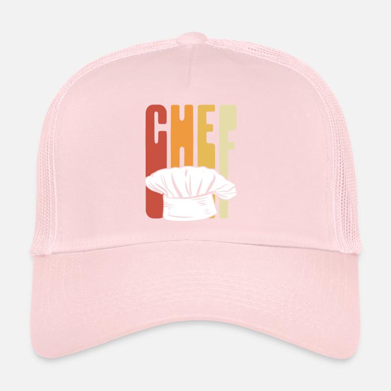 Chapeau de Chef Rétro Casquette trucker 