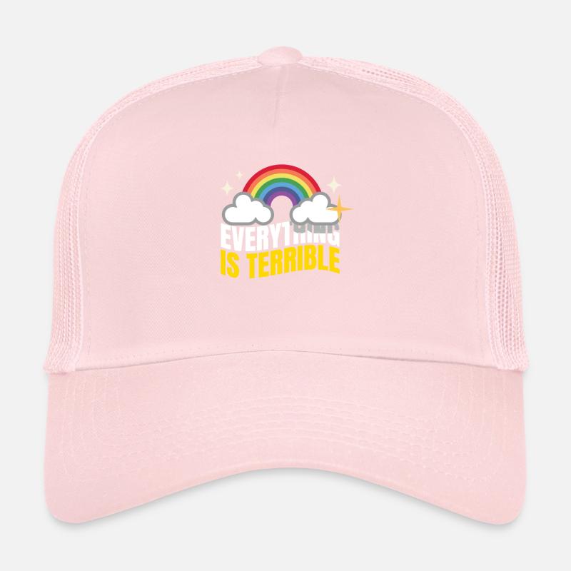 Tout est terrible pessimisme Casquette trucker 