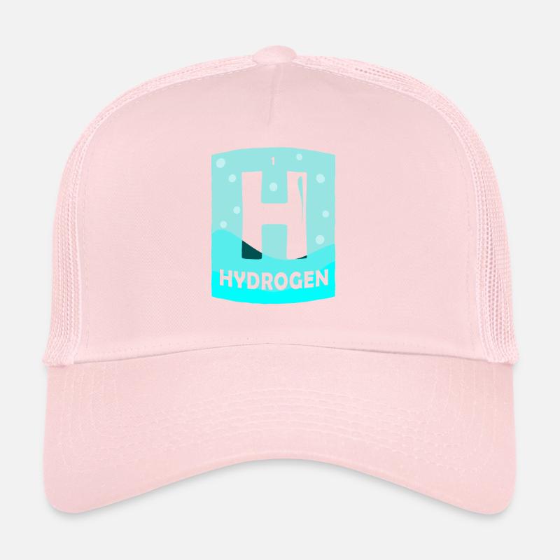 Hydrogène Énergie Hydrogène Élément Casquette trucker 