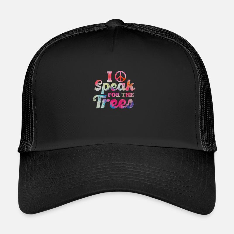 Hippie - Trucker Cap - Schwarz/Schwarz