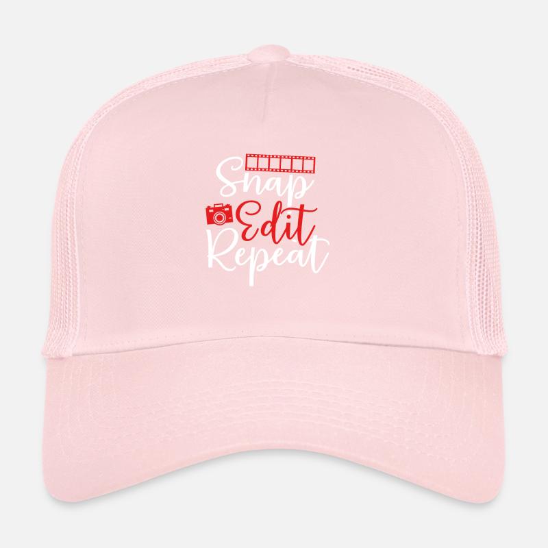 Edit Snap Repeat Trucker Cap