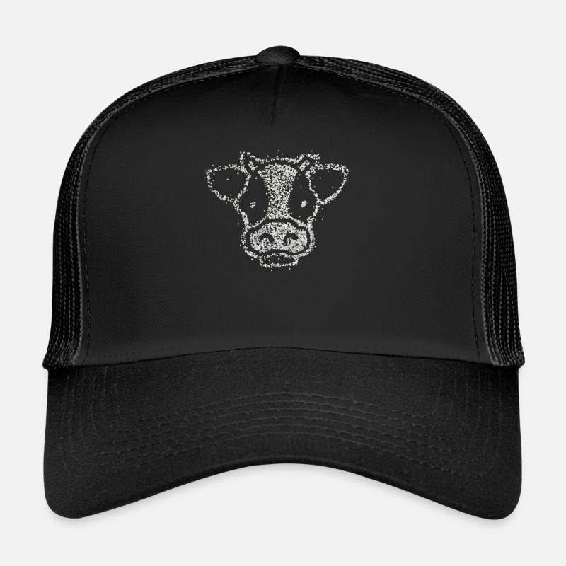 Vache Vaches De ferme Costume d’animal De remplacement Carnaval Casquette trucker 