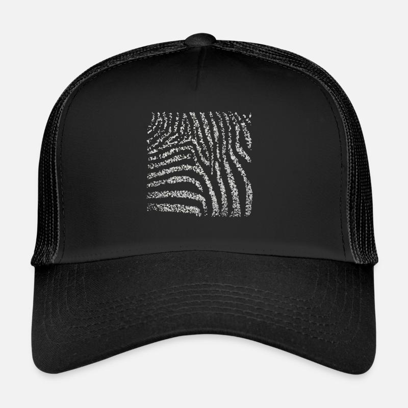 Zebra Zebra Crossing Pattern Costume Replacement Carnival Trucker Cap