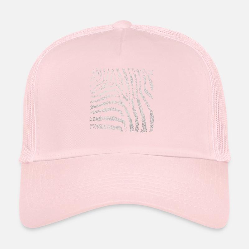 Zebra Zebra Crossing Pattern Costume Replacement Carnival Trucker Cap