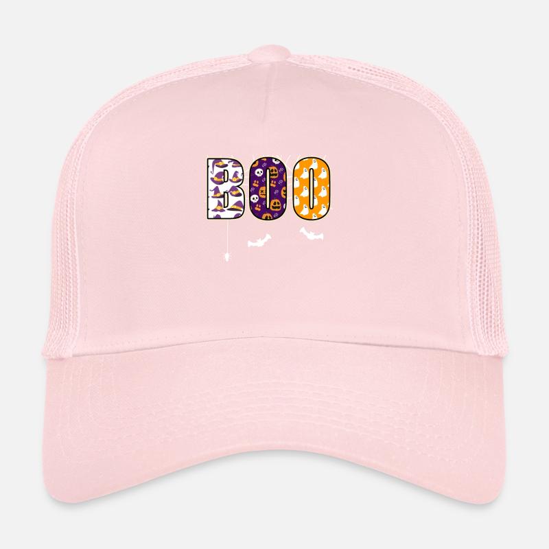 Boo Halloween Trucker Cap