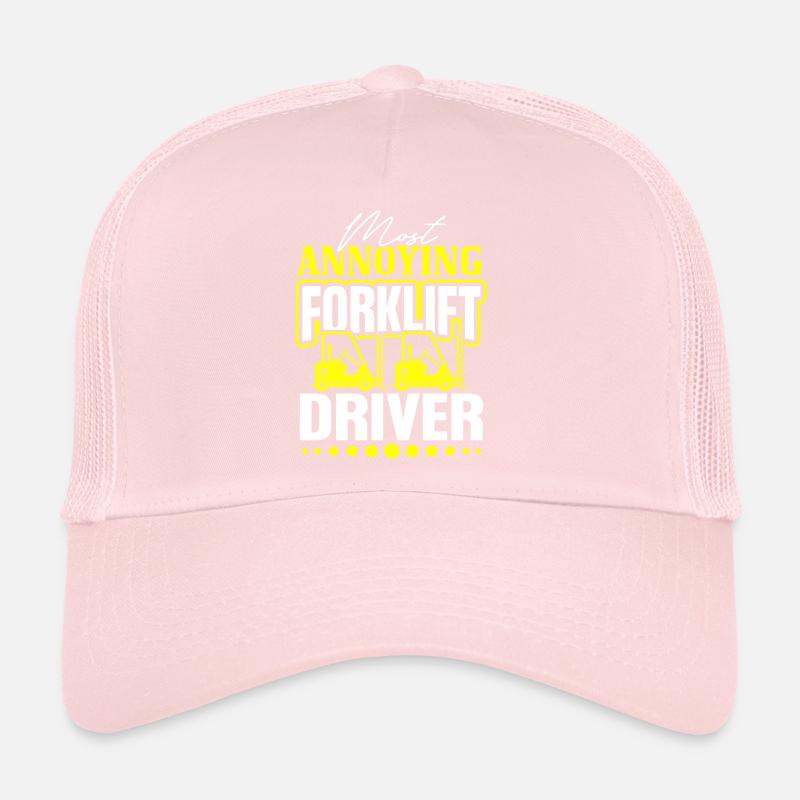 Forklift driver operator funny design Trucker Cap