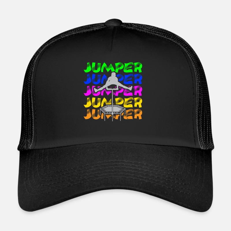 Trampoline Jumping Trampoline Trampoline Trampoline Trucker Cap