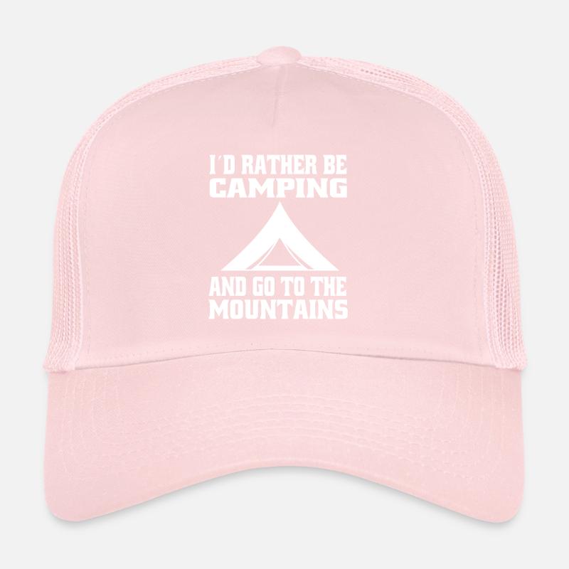 Camping Motorhome Gift Camp Camping Caravan Trucker Cap