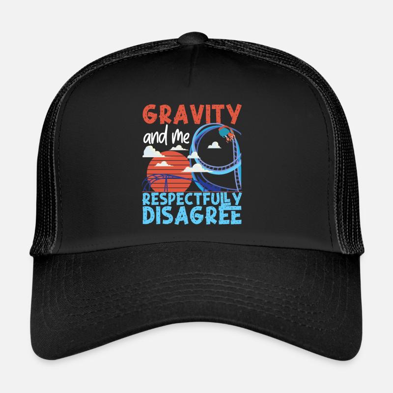 Montagnes russes Gravity et moi Casquette trucker 