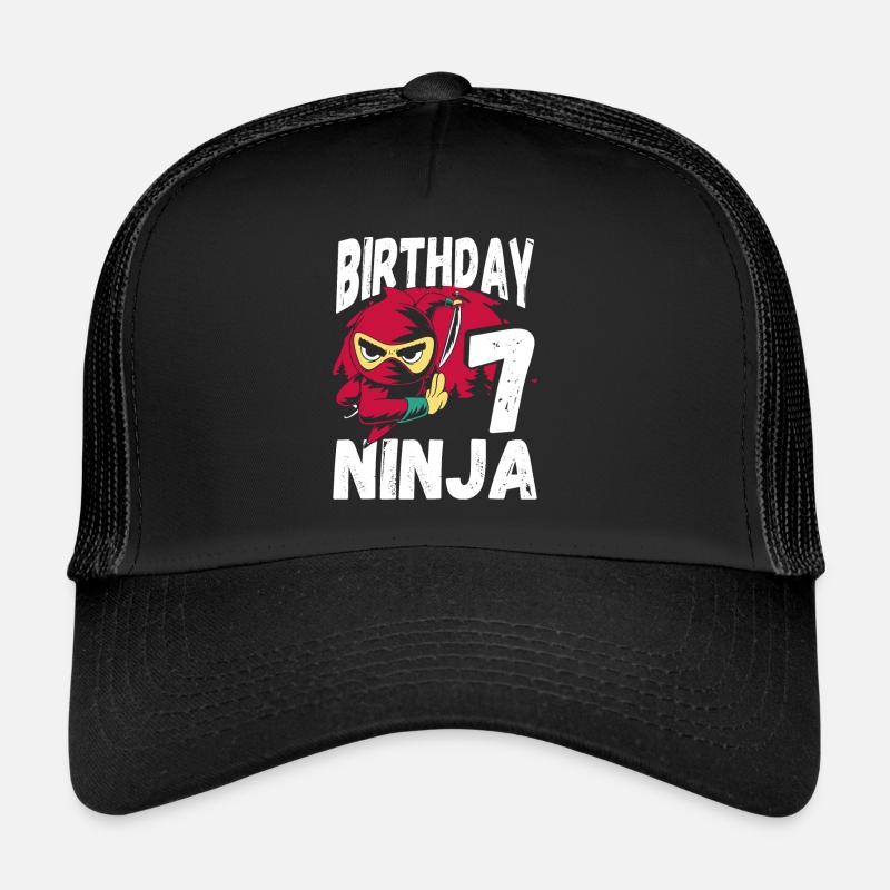 Cooler Ninja Zum 7. Geburtstag Trucker Cap