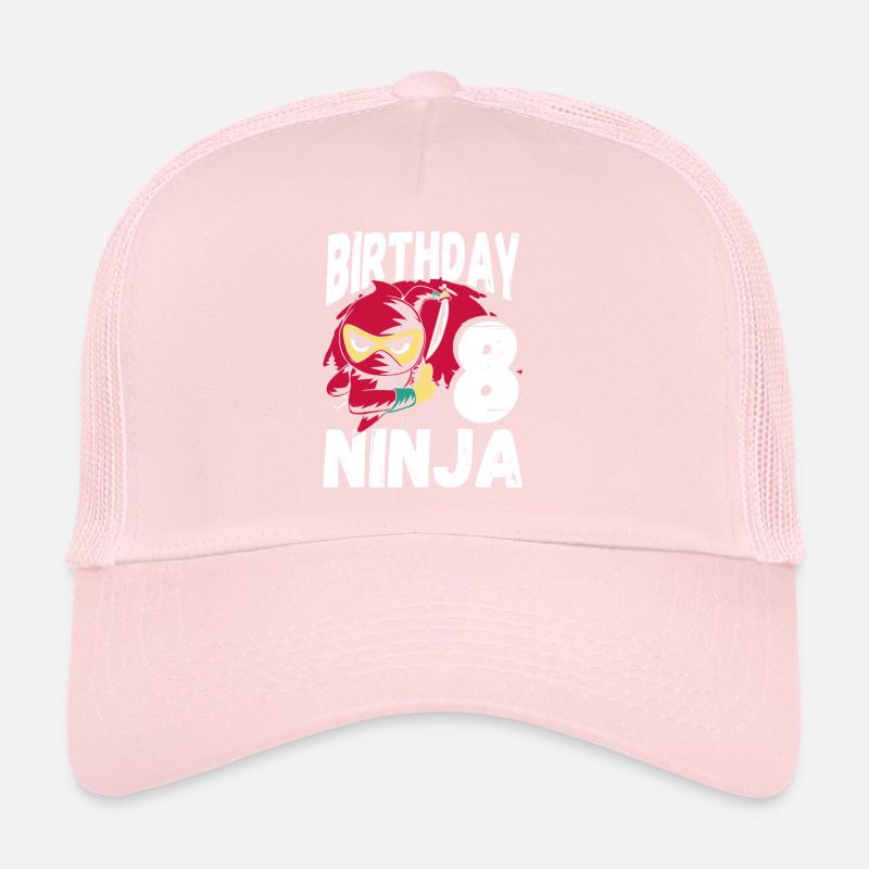 Cool Ninja for 8th Birthday Trucker Cap