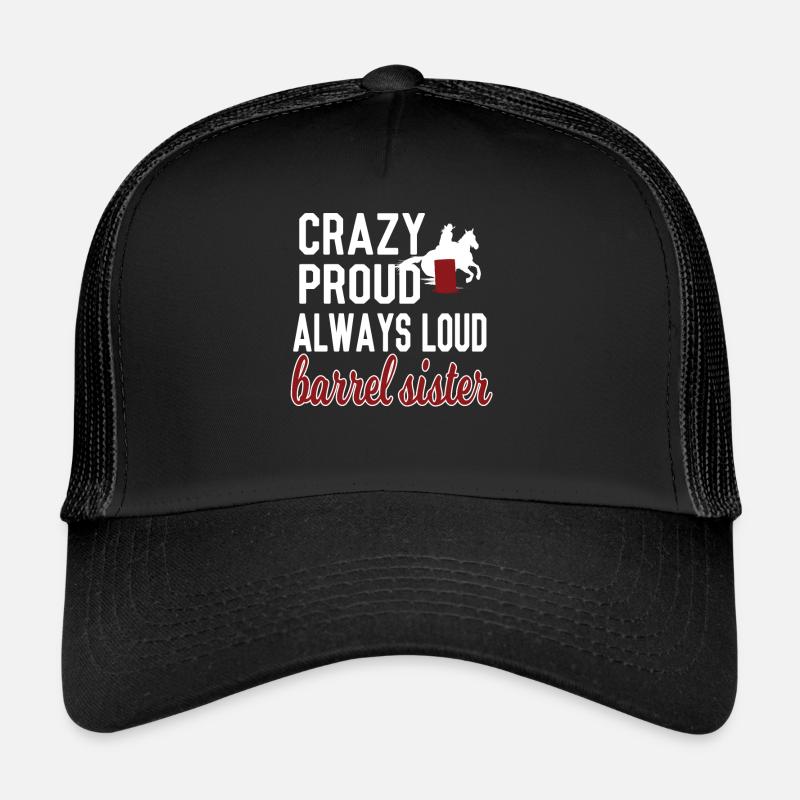 Meilleure sœur de course de barils Sœur de course de barils Casquette trucker 