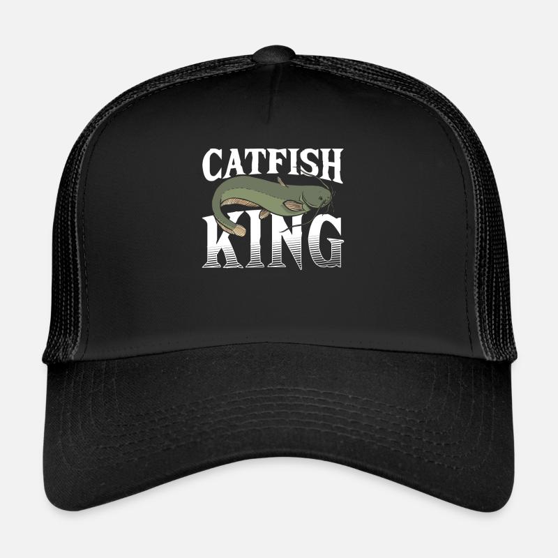 Poisson-chat Roi Poisson-chat Pêche Pêche au poisson Chasse au poisson Casquette trucker 