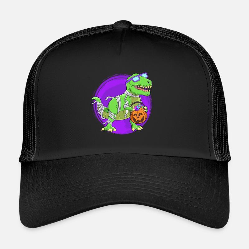 Dinosaurier Halloween Mumie Trucker Cap