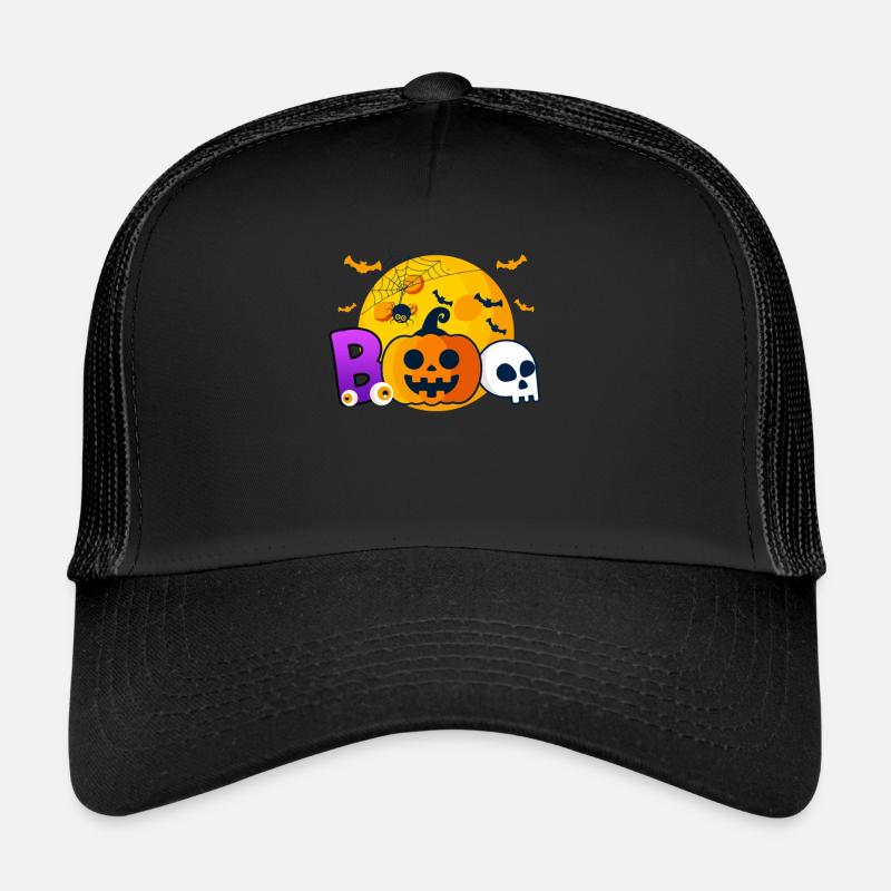 Boo hoo Halloween Casquette trucker 