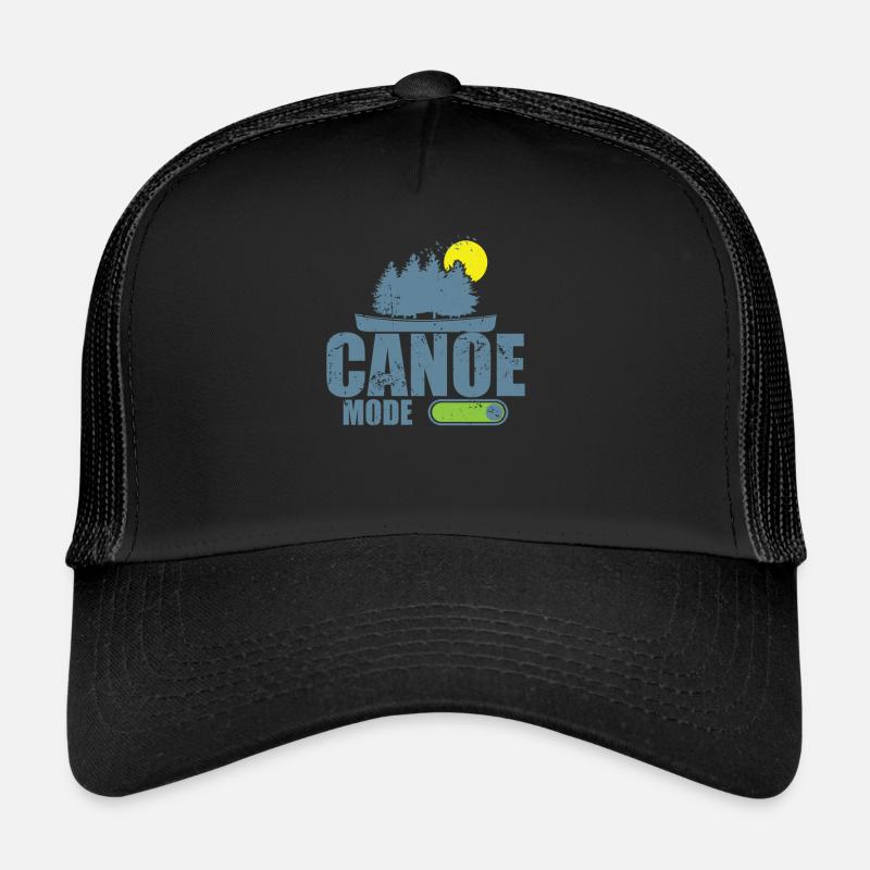 Canoe Mode On Kayak Paddle Boat Canoeing Trucker Cap
