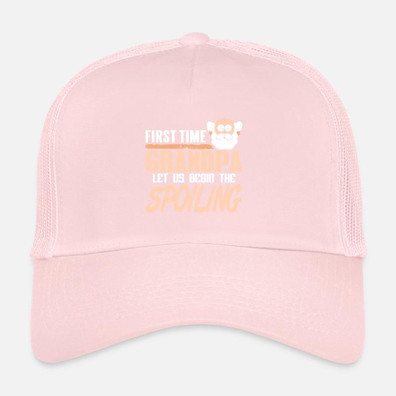 First Time Grandpa Let Us Begin The Spoiling Trucker Cap