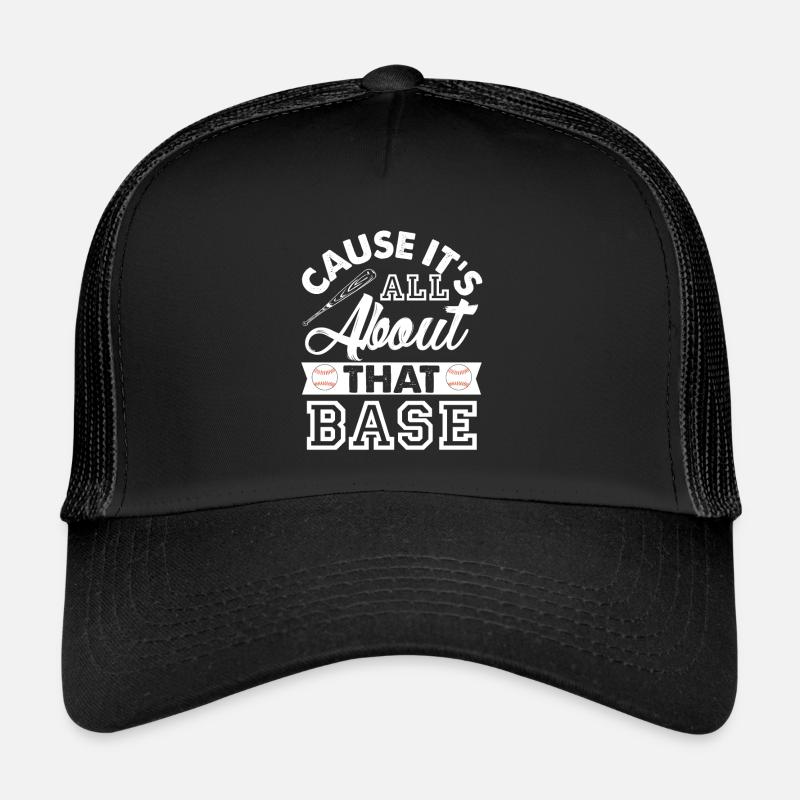 Parce que tout tourne autour de cette base de baseball géniale Casquette trucker 
