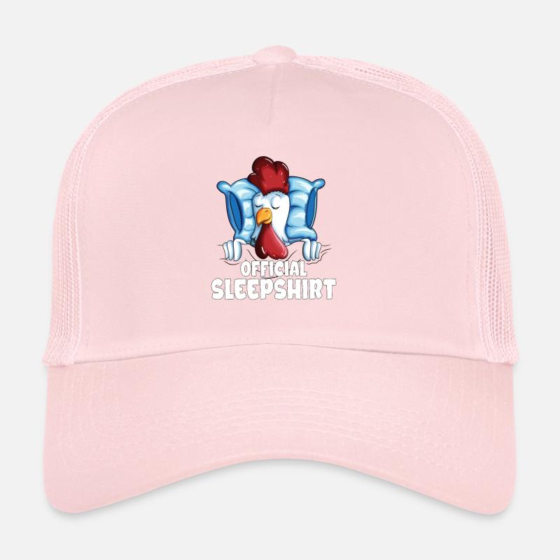 Poulet Poussins Poulets Pyjama Lève-tard Poulet Casquette trucker 